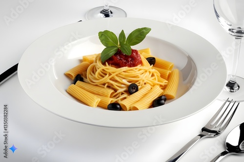 spaghetti with tomato sauce