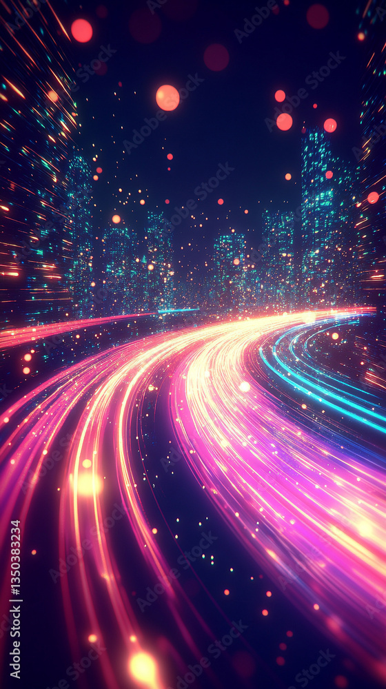 Naklejka premium motion blur background with digital noise, grain, and dust for design projects like covers, wallpapers, branding, posters, music albums, and more, offering a clean, bright, and modern aesthetic