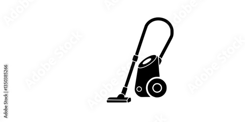 vector illustration of a vacuum cleaner icon silhouette
