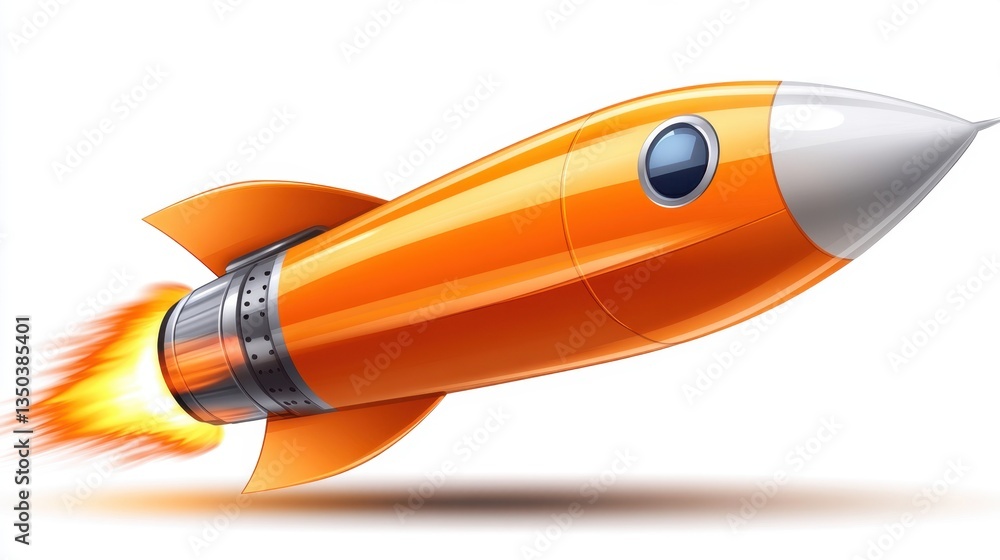 vector of a rocket with Smoke effect vector of a rocket with Smoke effect