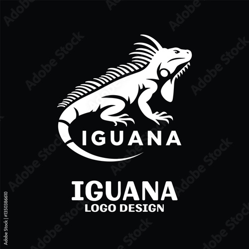 Iguana Vector Logo Design