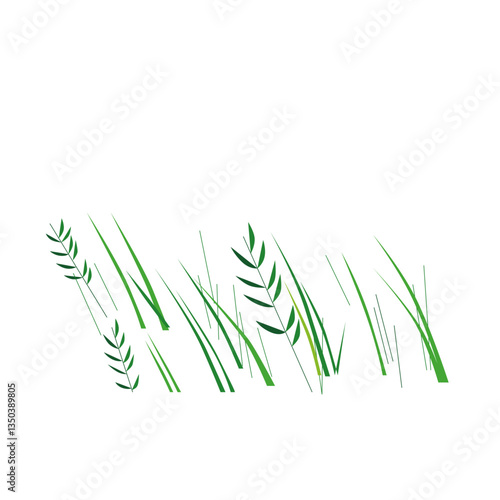 Grasses mid century modern design art