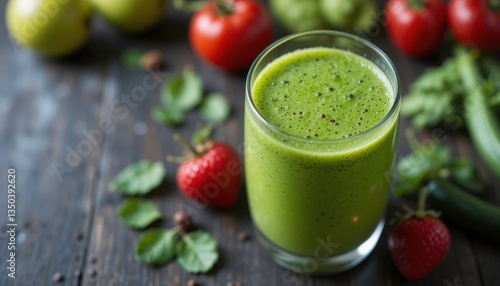 Wallpaper Mural Green Smoothie Recipe: Healthy Detox Drink - Healthy eating Torontodigital.ca