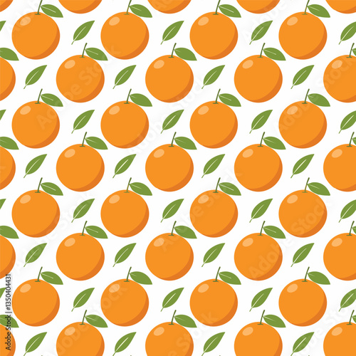 Seamless orange pattern background illustration