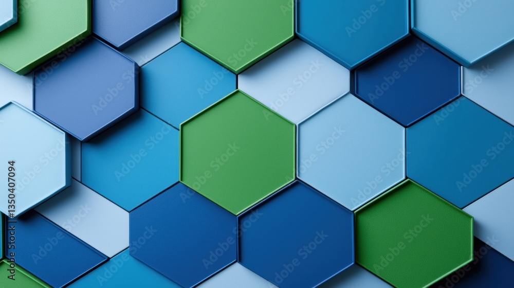Colorful 3D Hexagon Tile Pattern - Geometric Abstract Background Design, Modern Decorative Wall Art, Textured Shapes for Digital Graphics Colorful 3D Hexagon Tile Pattern - Geometric Abstract Background Design, Modern Decorative Wall Art, Textured Shapes for Digital Graphics