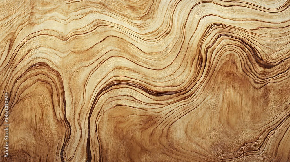 Swirling Wood Grain Texture.