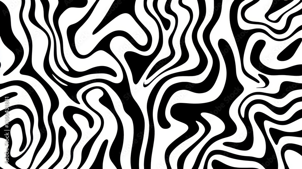 Exploring the depths of retro aesthetics through trippy black and white patterns that evoke a nostalgic journey through multiple decades Exploring the depths of retro aesthetics through trippy black and white patterns that evoke a nostalgic journey through multiple decades