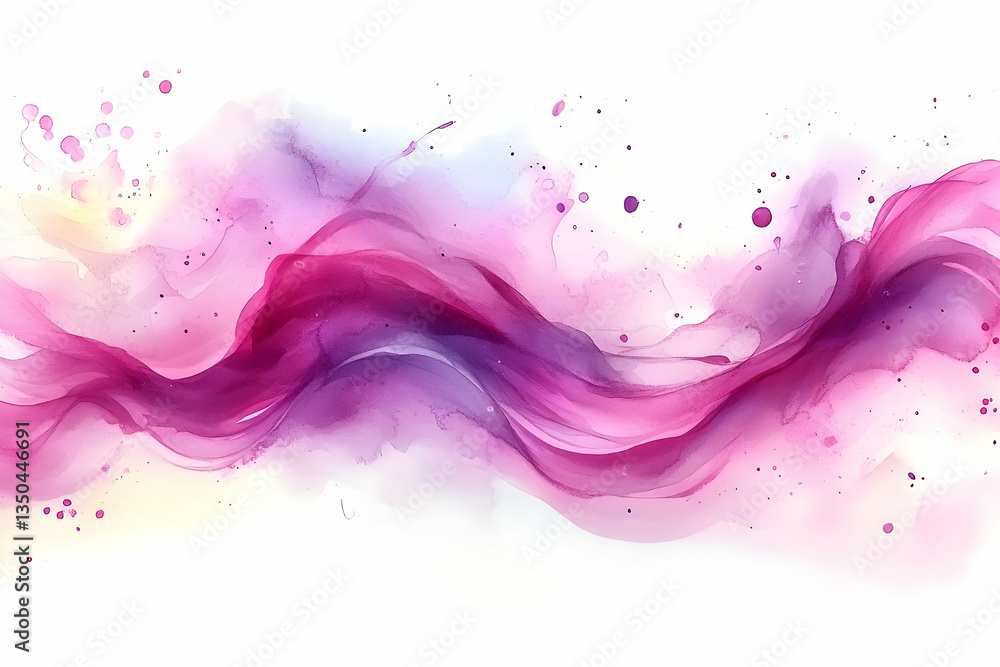 Abstract Watercolor Paint Waves Background Abstract Watercolor Paint Waves Background