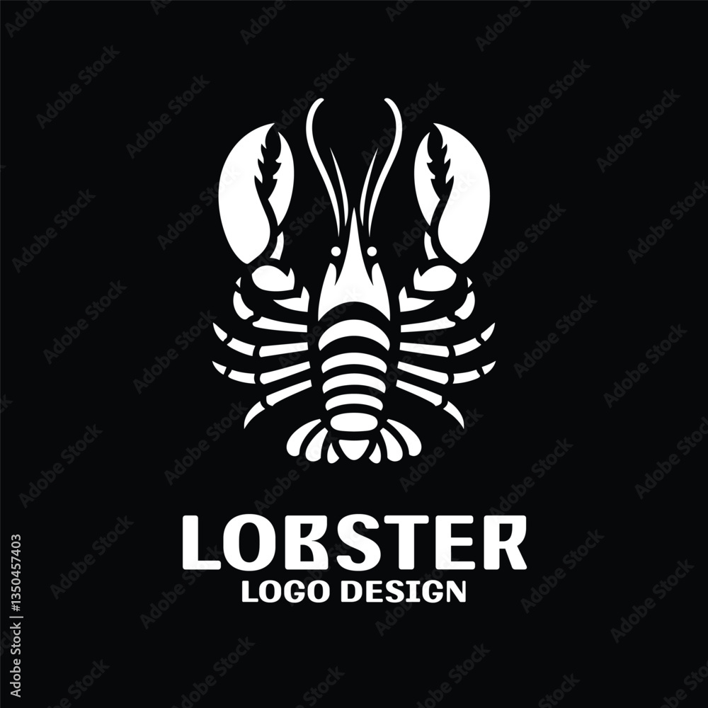 Lobster Vector Logo Design Lobster Vector Logo Design