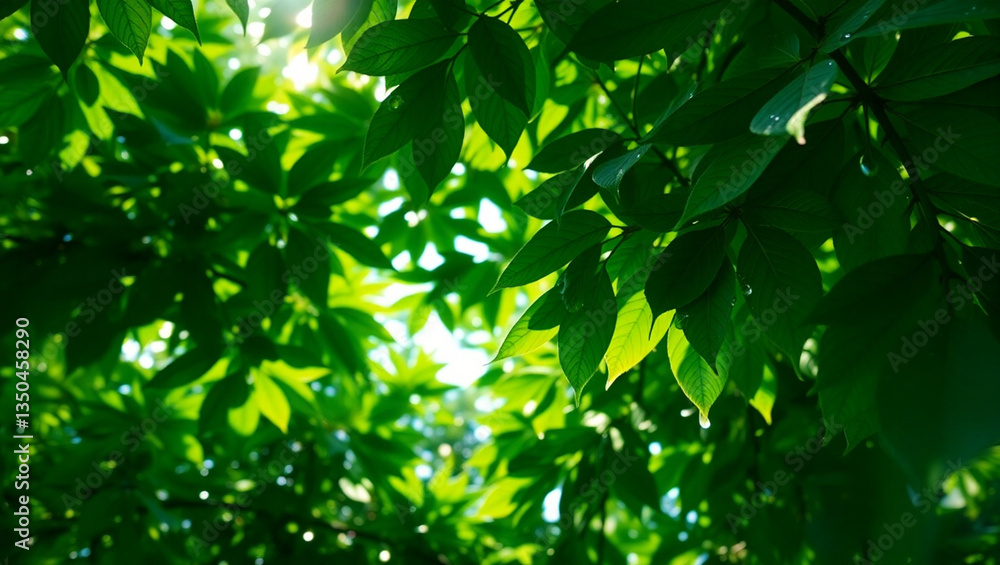 green leaves background green leaves background