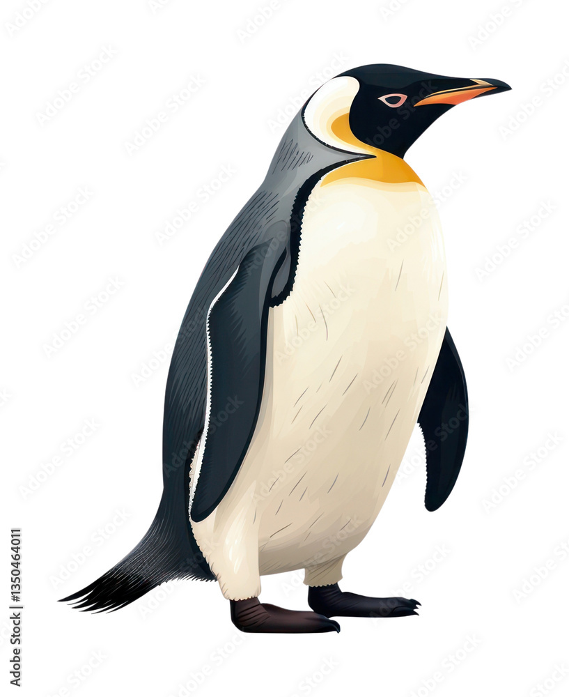 Naklejka premium PNG Penguin animal bird