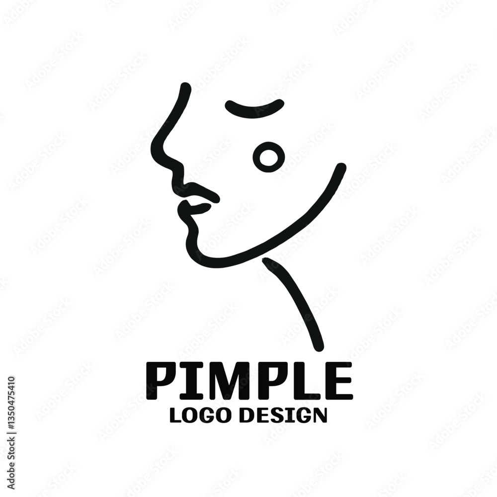 Fototapeta premium Pimple Vector Logo Design