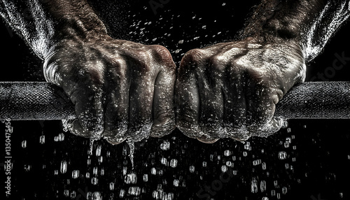 Sweaty Hands Grip Barbell