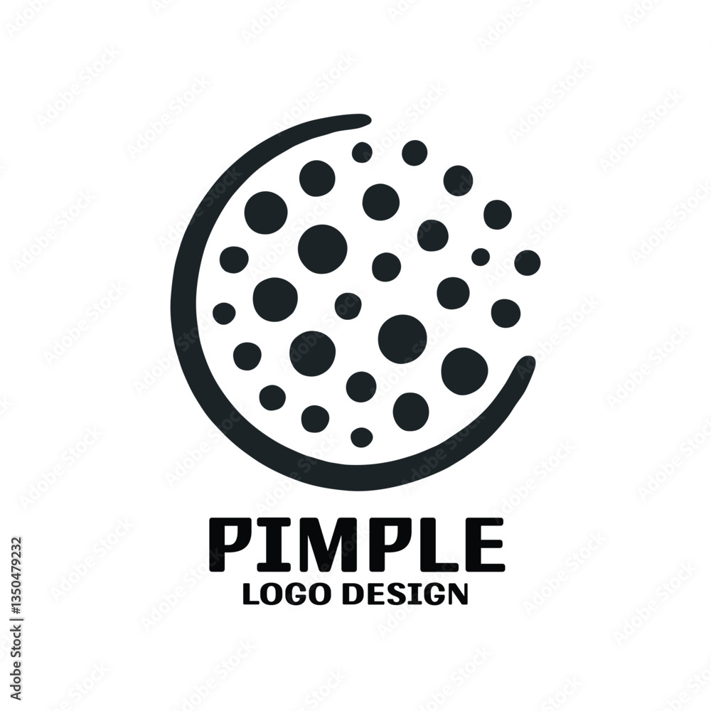 Fototapeta premium Pimple Vector Logo Design
