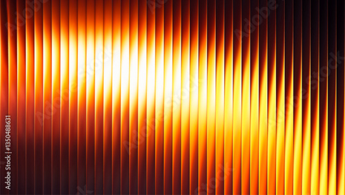 Glowing amber and fiery gold fractal glass luxurious texture. Rich and dramatic golden gradient with intense illumination perfect for elegant and sophisticated designs or trendy visual art project