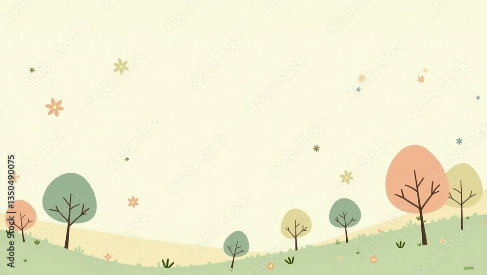 Soft Minimalist Nature Background Soft Minimalist Nature Background