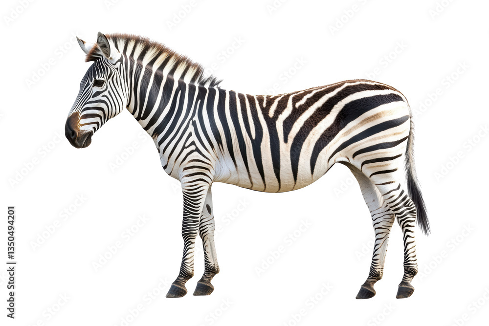 zebra side isolated on transparent or white background, png zebra side isolated on transparent or white background, png
