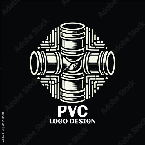 PVC Vector Logo Design