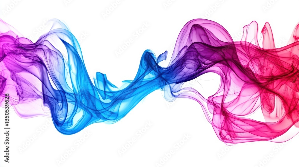 Fototapeta premium vector of a Smoke effects, isolated clear white background