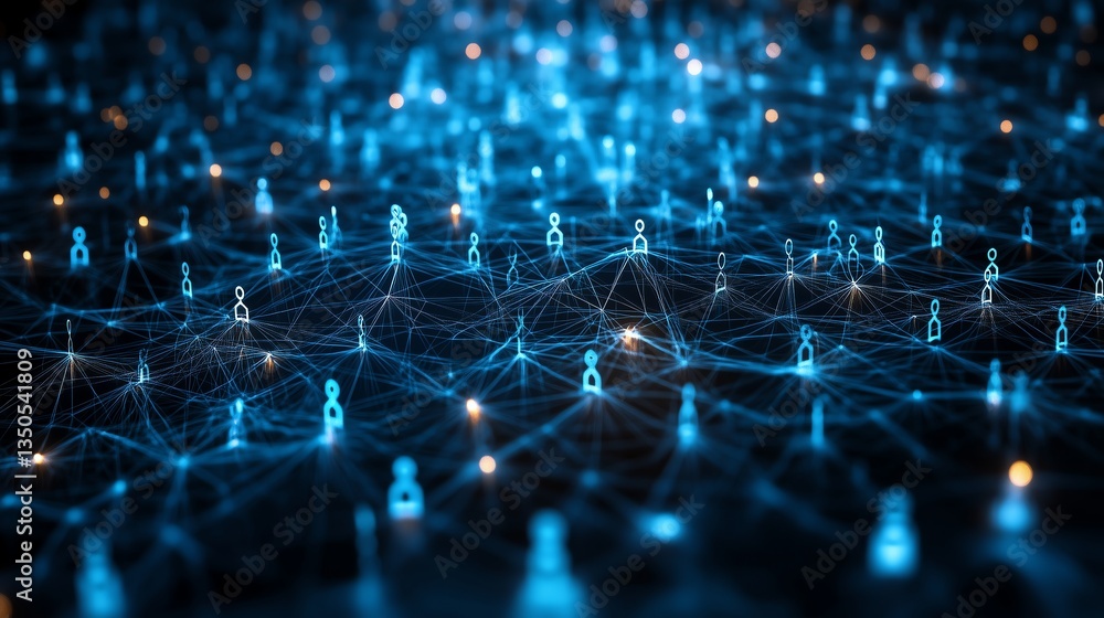 Obraz premium AI-Enhanced Social Networking: Content Moderation and User Interaction Patterns with Big Data on Minimalistic Design