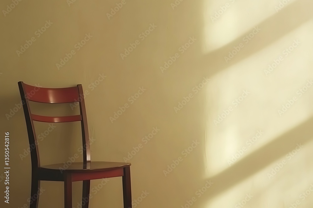 Empty Room, Simple Chair, Sunlight Empty Room, Simple Chair, Sunlight
