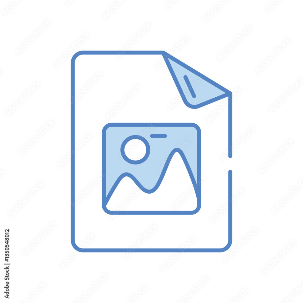 Pdf File vector icon stock illustration Pdf File vector icon stock illustration