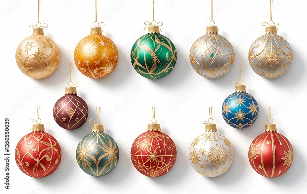 Christmas Ornament Background Image, Anniversary, Season, Year-end Banner Texture Winter Christmas Ornament Background Image, Anniversary, Season, Year-end Banner Texture Winter