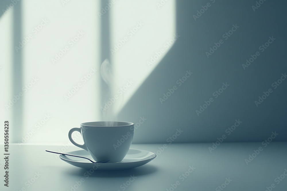 A Cup of Morning Coffee in the Sunlight A Cup of Morning Coffee in the Sunlight