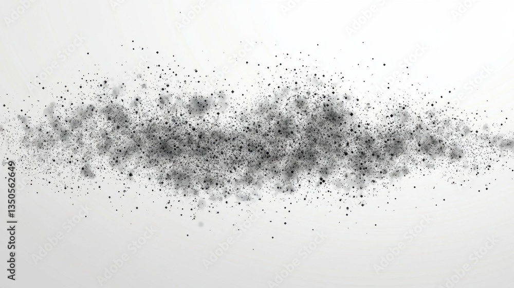 Fototapeta premium vector of a star dust, isolated clear white background