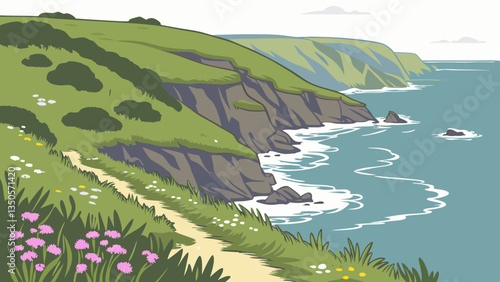 AI Generated Dreamy Coral Reef Underwater World Vector - Vibrant Ocean Life and Tropical Fish