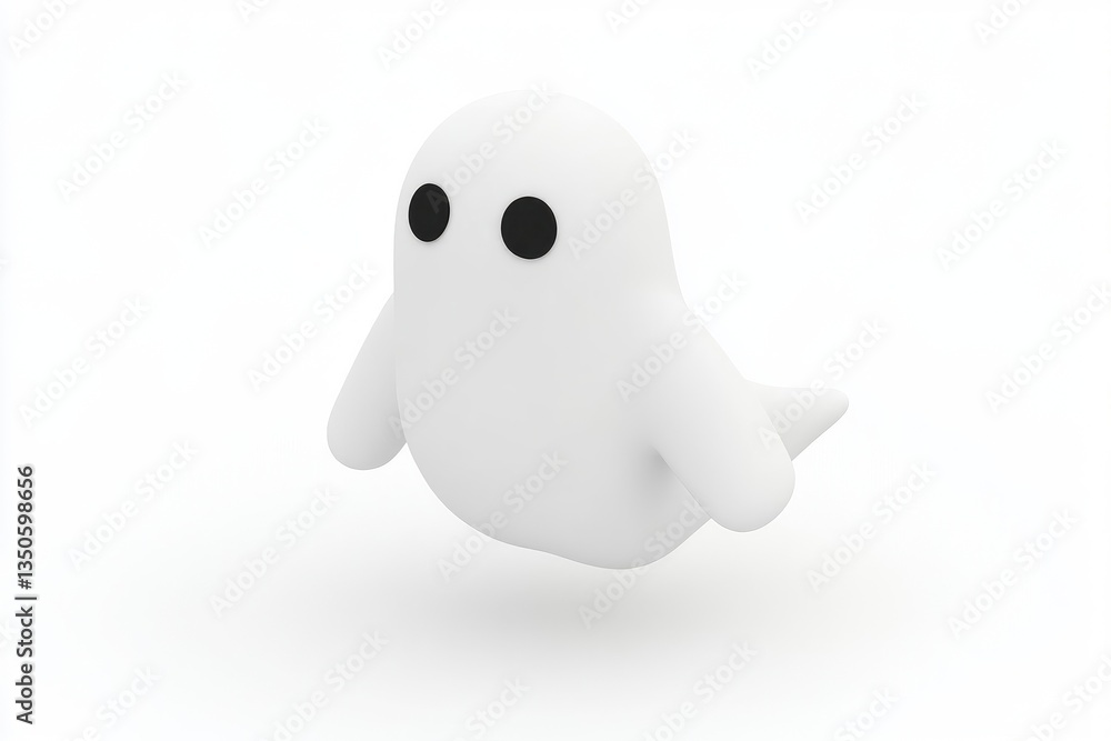 Cute, simple ghost illustration Cute, simple ghost illustration