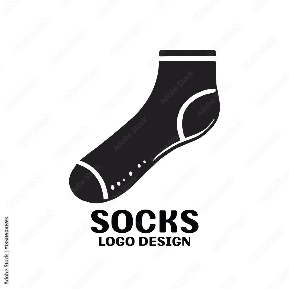 Fototapeta premium Socks Vector Logo Design