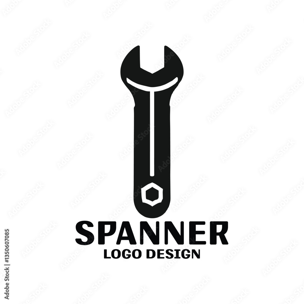 Spanner Vector Logo Design