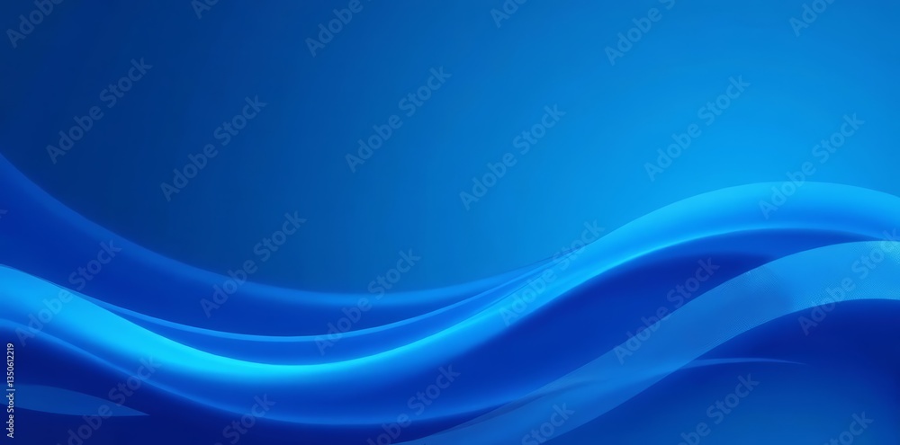 Blue abstract artistic background with smooth gradient waves, artistic, creative, flow Blue abstract artistic background with smooth gradient waves, artistic, creative, flow