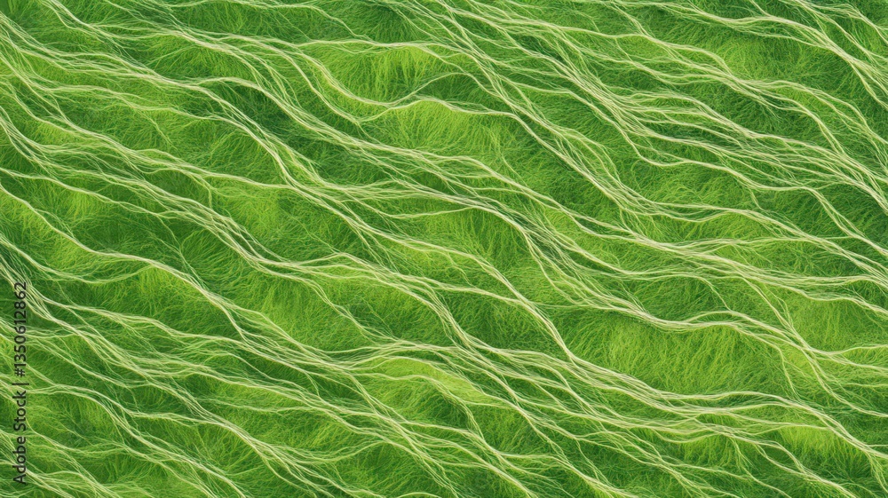 Abstract Green Undulating Texture Background Abstract Green Undulating Texture Background