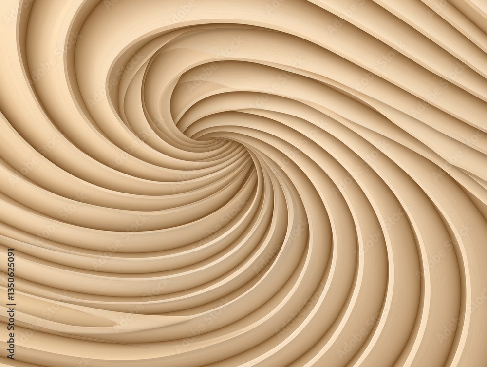 Abstract Beige Swirling Vortex Background Abstract Beige Swirling Vortex Background