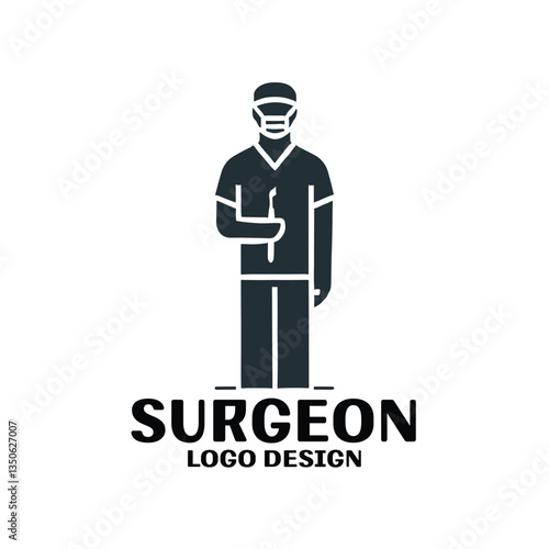 Surgeon Vector Logo Design