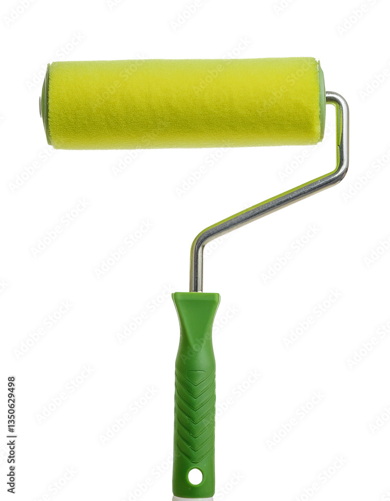 Obraz premium Bright Yellow Paint Roller