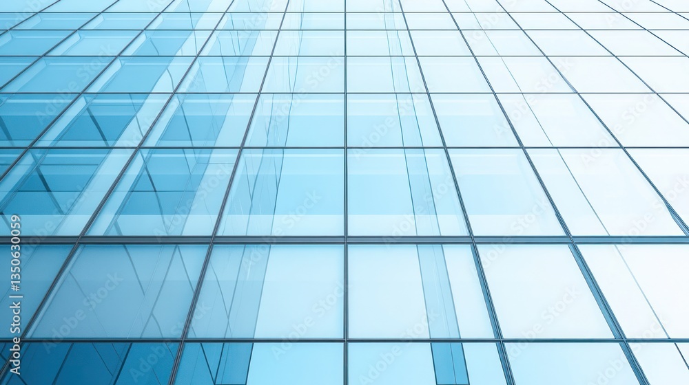 Modern glass facade of a skyscraper, reflecting the sky. Architectural detail, urban landscape. Use Stock photo for business, architecture, design, urban, city Modern glass facade of a skyscraper, reflecting the sky. Architectural detail, urban landscape. Use Stock photo for business, architecture, design, urban, city