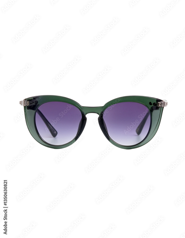 Fototapeta premium Green cat-eye sunglasses