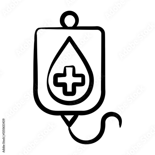 Blood Transfusion Icon