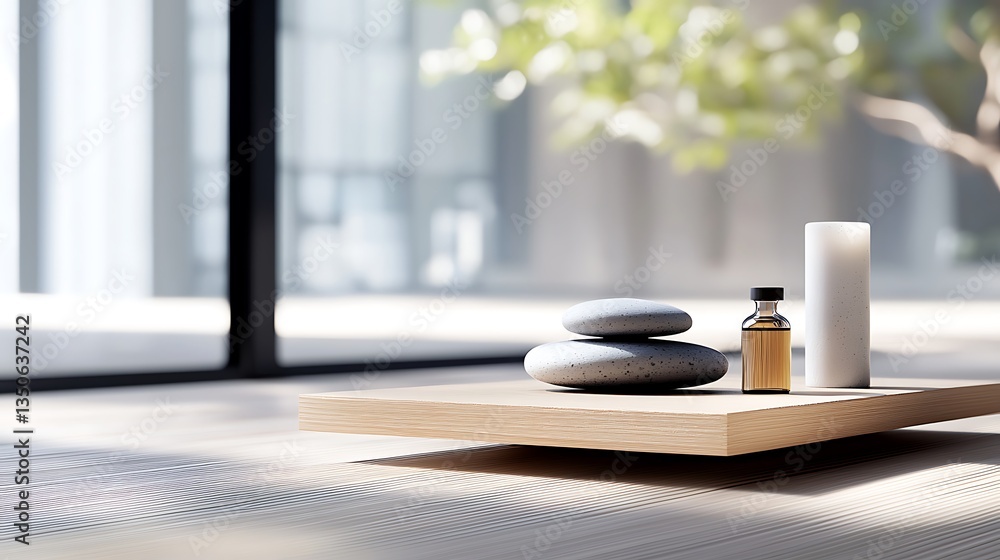Zen Spa Display, Natural, Calm Zen Spa Display, Natural, Calm