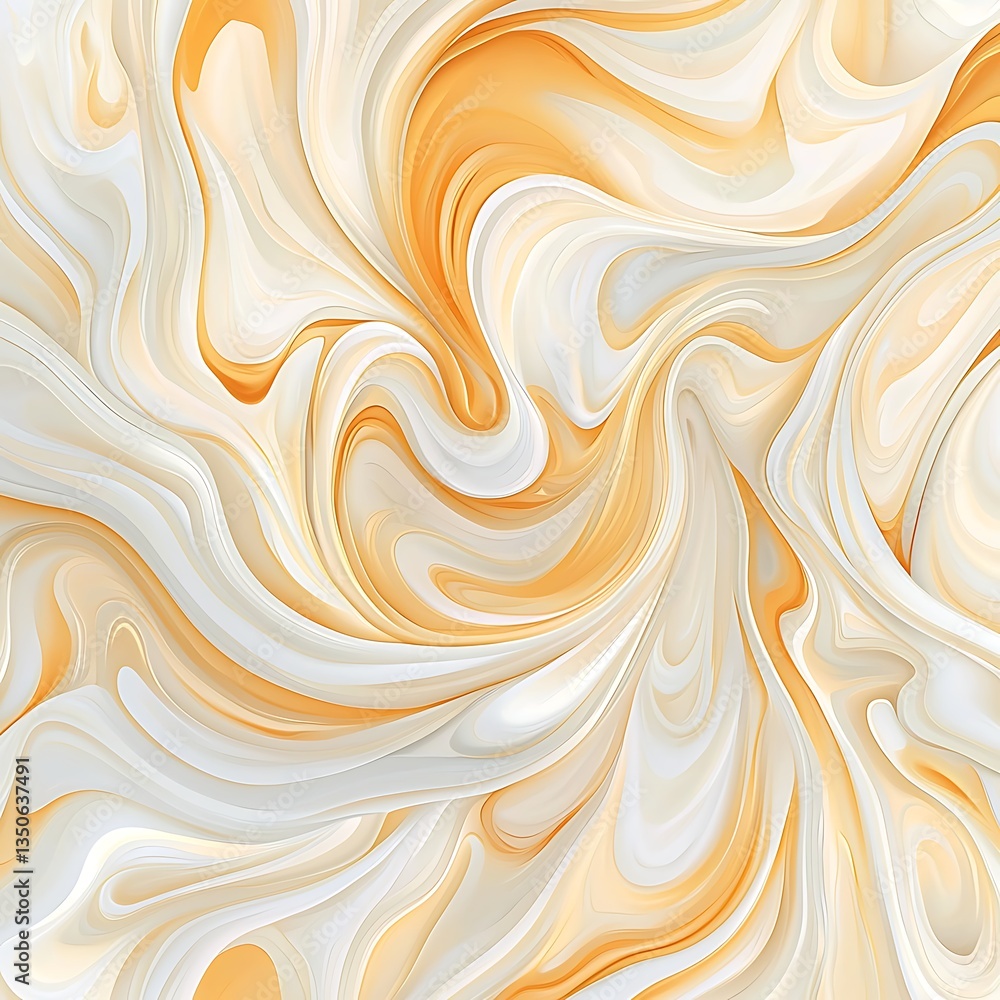 Swirling Cream Abstract Background. Swirling Cream Abstract Background.