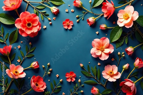 Wallpaper Mural Subtle floral motif endlessly repeating across surface, pattern, illustration, elegant Torontodigital.ca