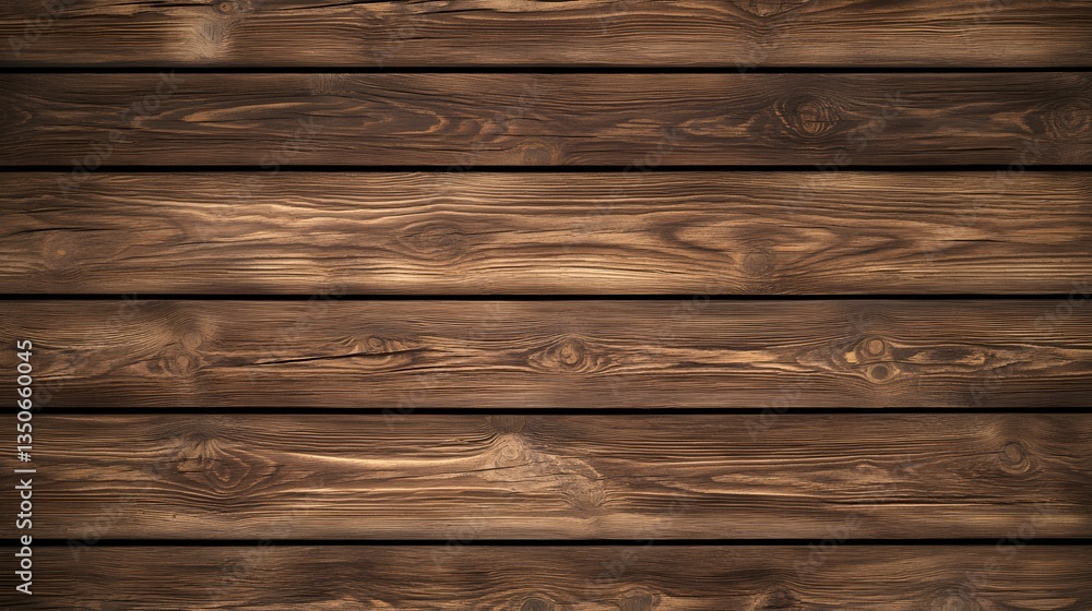 Fototapeta premium Dark Brown Rustic Wooden Planks Texture Background