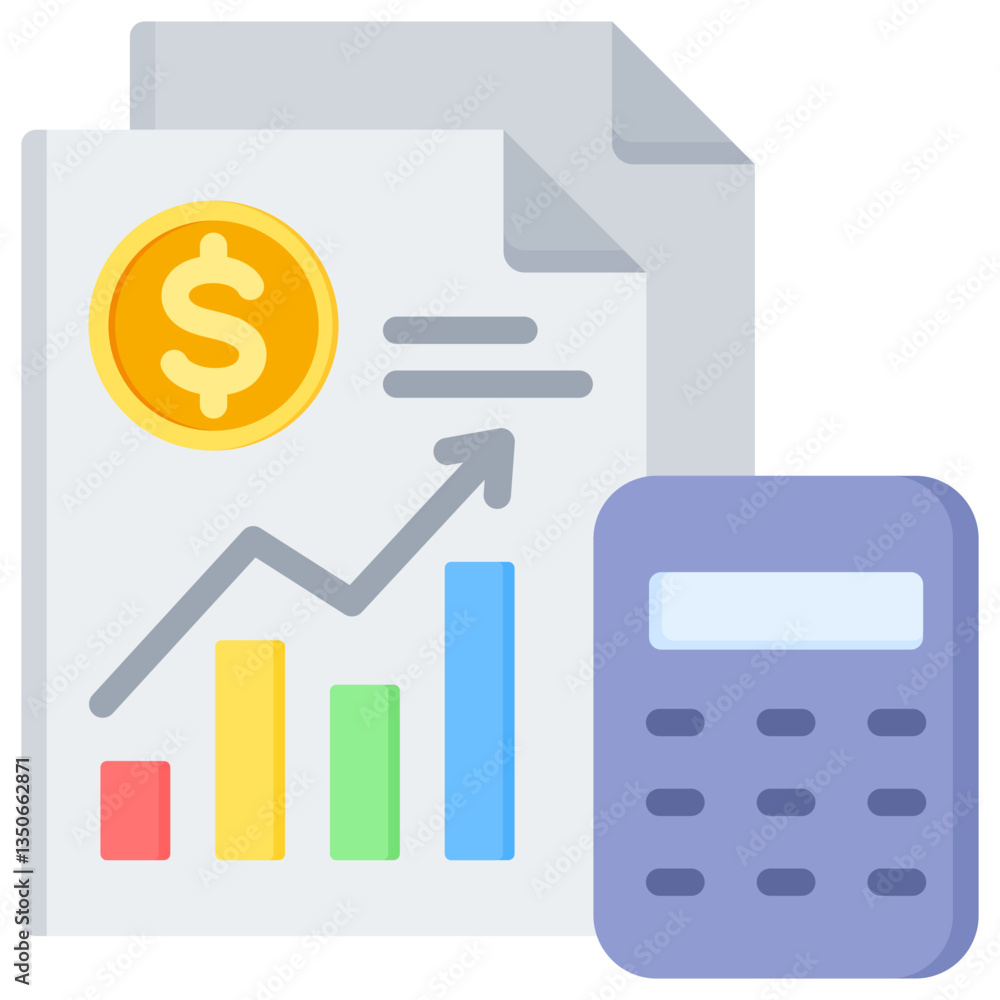 Financial Statement Icon Financial Statement Icon