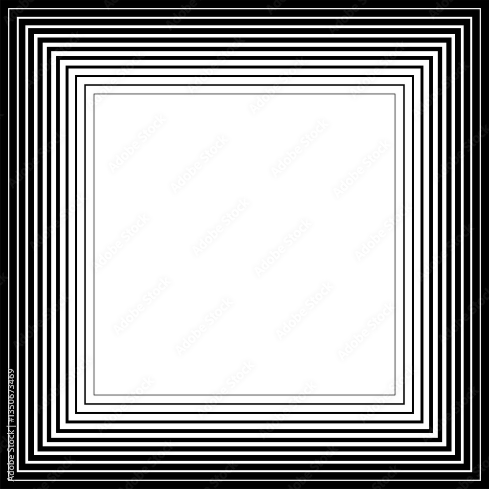 Square lines gradient geometric pattern Square lines gradient geometric pattern