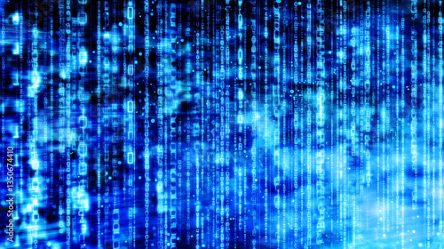 Glowing digital lock symbolizing AI copyright protection with binary code, representing cybersecurity, data privacy, and intellectual property concepts in modern technology.
