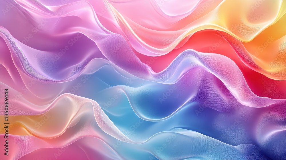 Obraz premium Abstract Colorful Waves