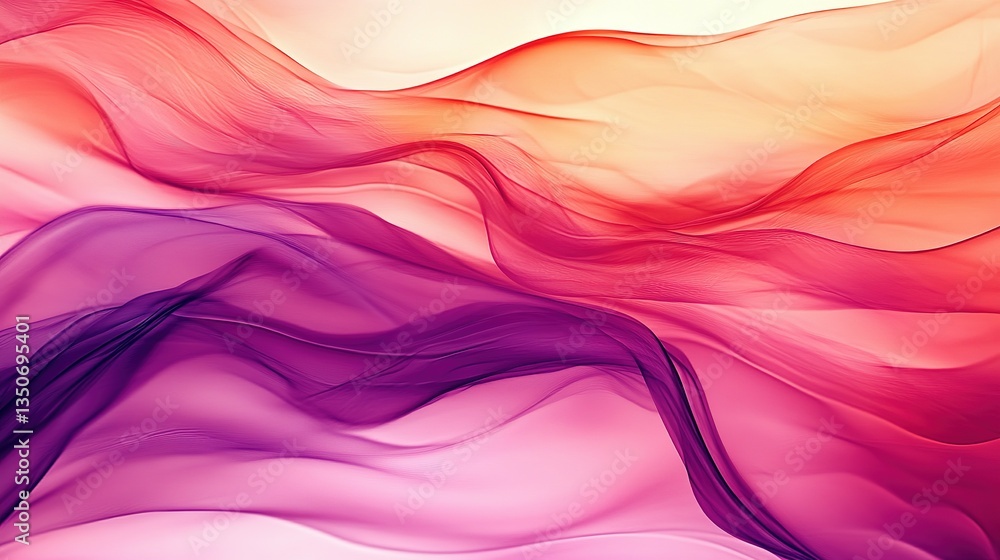 Beautiful flowing abstract waves of color in various shades Beautiful flowing abstract waves of color in various shades